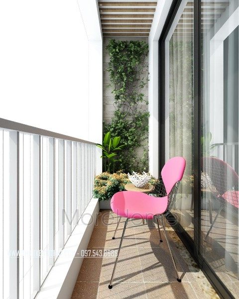 Thiết kế ban công căn hộ Park Hill Premium